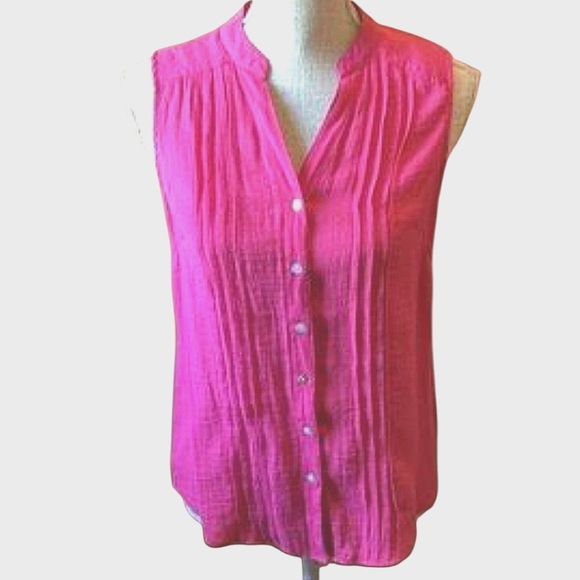 Pink Sleeveless Top Size M - Picture 2 of 7